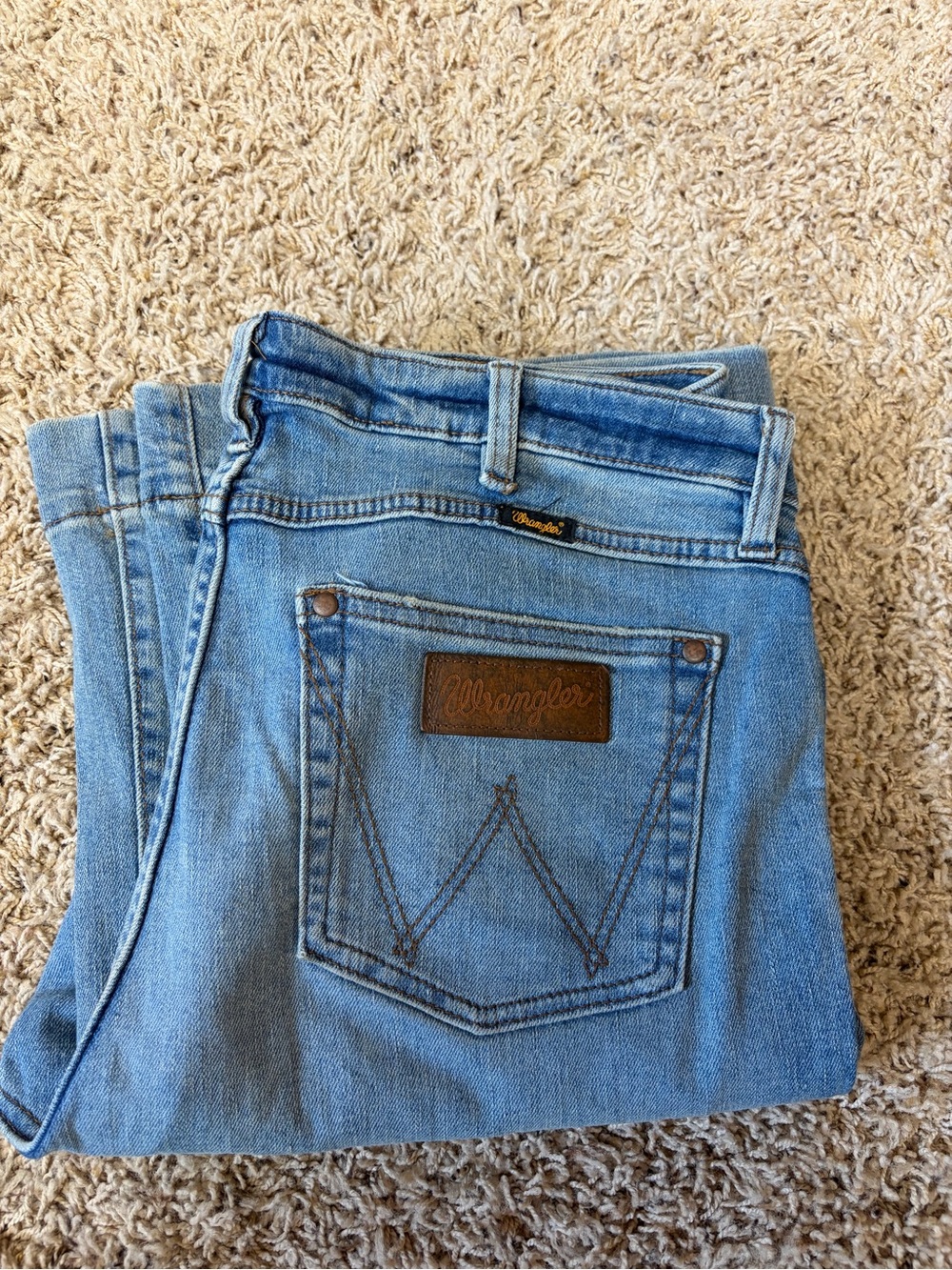 Wrangler Women's Light Blue bootcut trousers Jeans